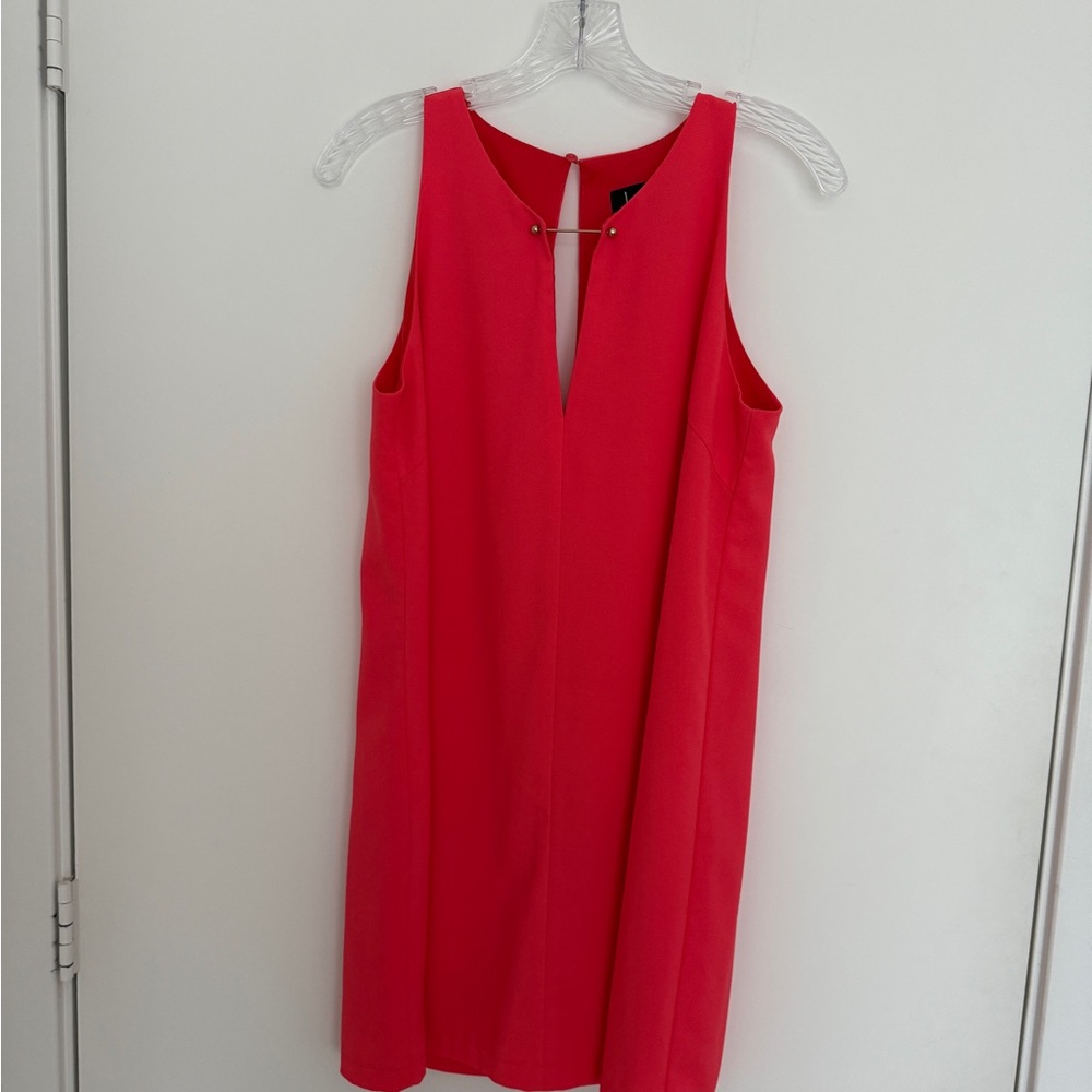 Lulu's Vibrant Coral Shift Dress